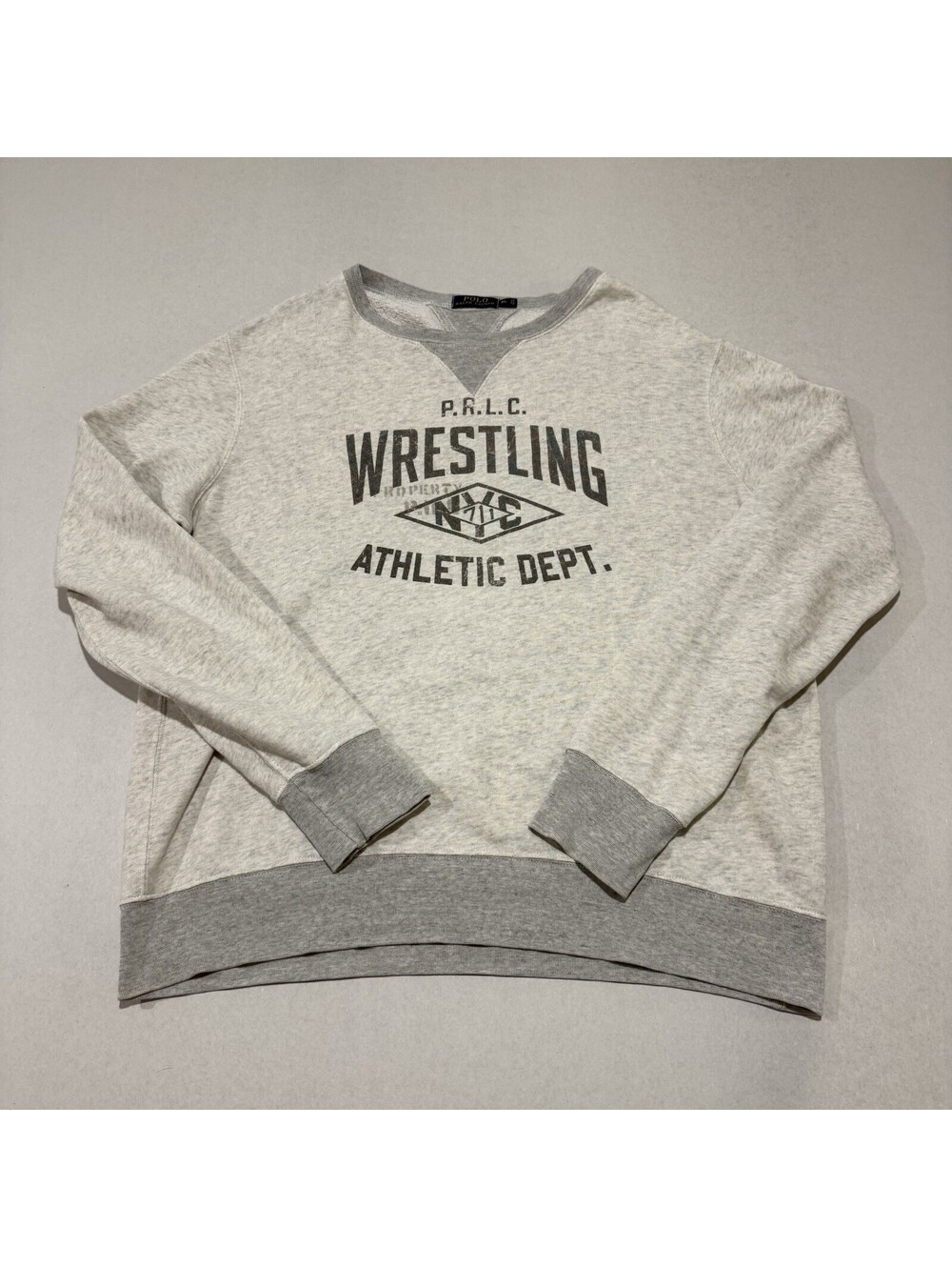 Vintage Polo Ralph Lauren Fleece Sweatshirt Wrestling Size XL Men’s